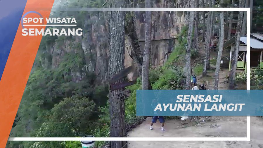 Sensasi Naik Wahana Ayunan Langit yang Menegangkan, Semarang