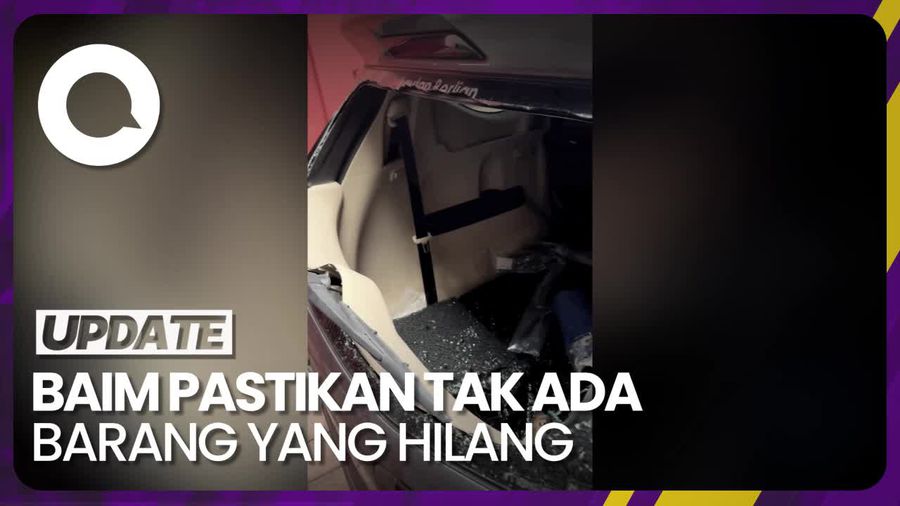 Baim Wong Kemalingan, Kaca Mobil Dibobol