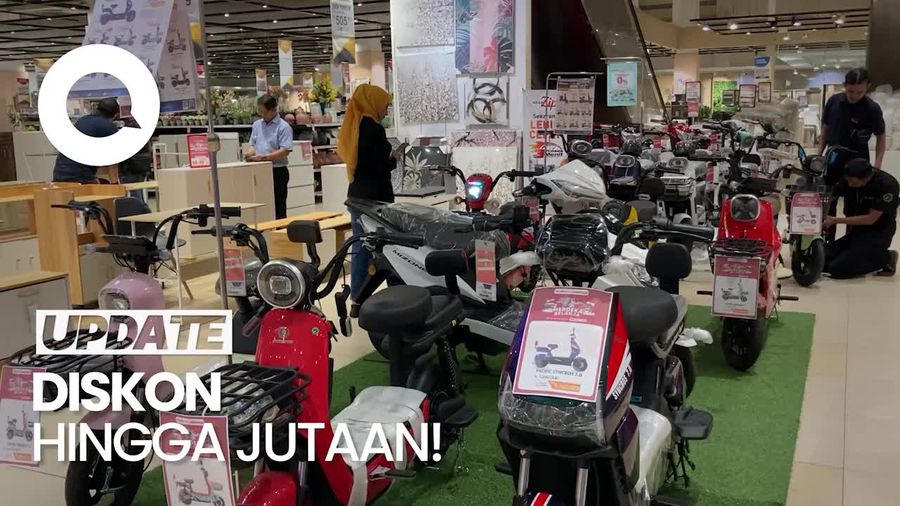 Incar Sepeda Listrik, Untung Dapat Diskon Gede di Transmart Full Day Sale