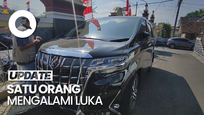 Bupati Pangandaran Kecelakaan di Ciamis, Mobil Alphard Rusak