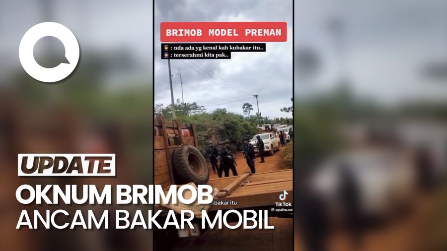 Heboh Oknum Brimob di Luwu Timur Ancam Bakar Mobil Pendemo