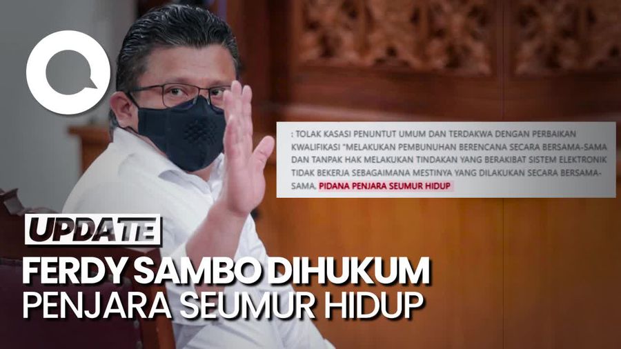 Vonis Mati Ferdy Sambo Dianulir MA, Jadi Penjara Seumur Hidup