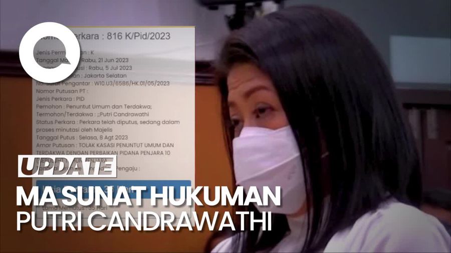 Vonis Putri Candrawathi Dipangkas MA Jadi 10 Tahun!