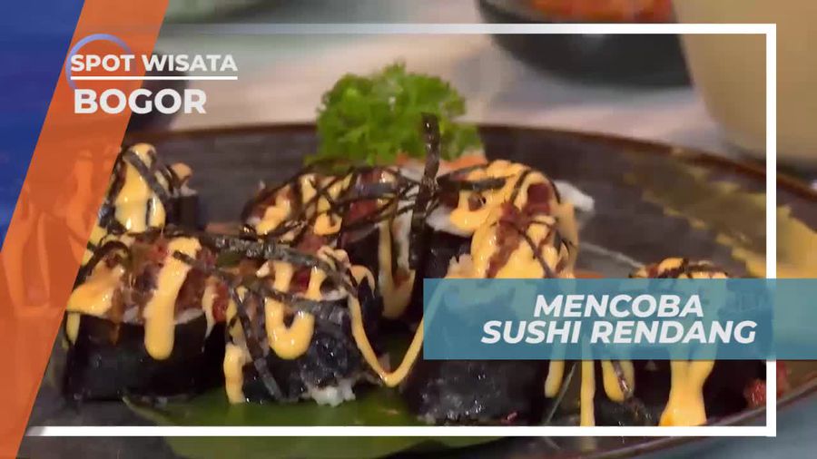 Menikmati Kelezatan Sushi Rendang di Kafe Bogor