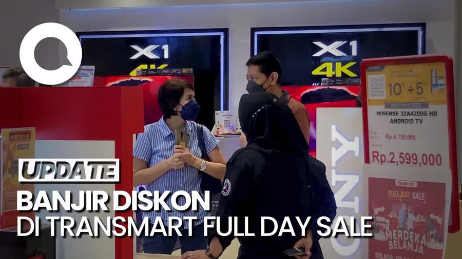 Wow! Beli TV di Transmart Full Day Sale Dapat Diskon Rp 2 Jutaan!