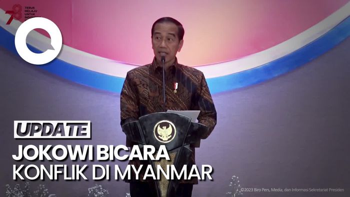 Jokowi: Krisis Bisa Diselesaikan Jika Ada Kemauan Politik di Myanmar