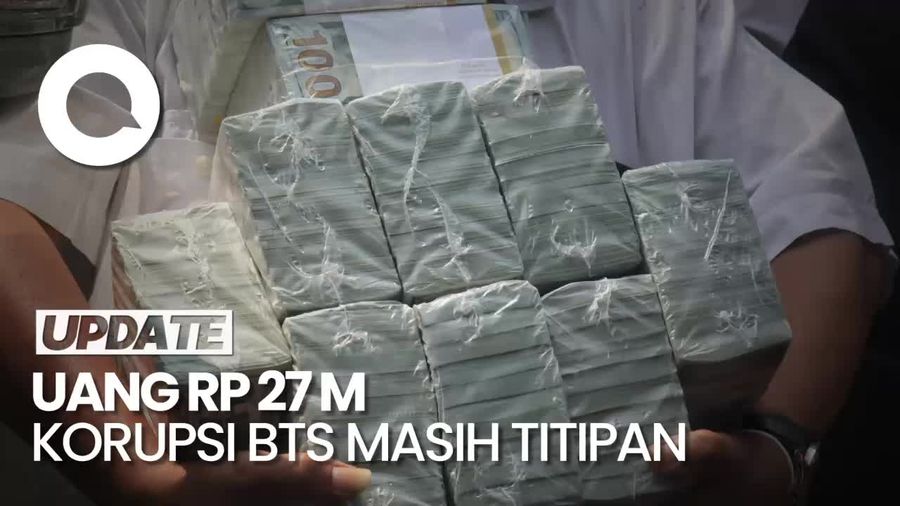Kejagung Pastikan Uang Rp 27 M dari Terdakwa Korupsi BTS Masih Titipan