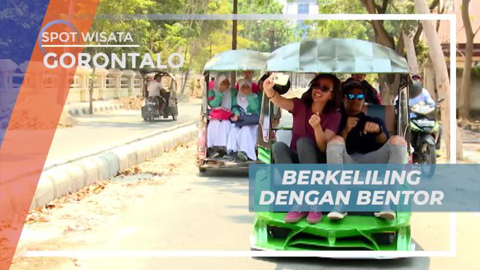 Naik Bentor Berkeliling Kota Gorontalo
