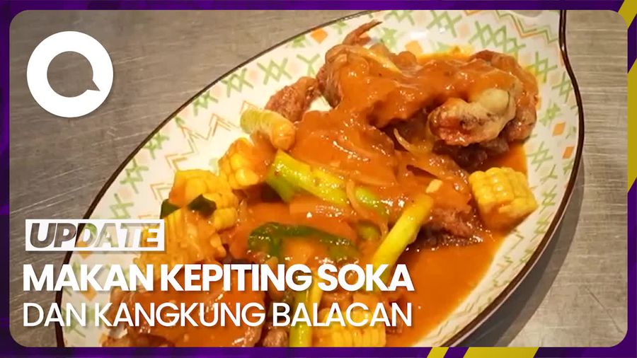 Bikin Laper: Kepiting Soka Saus Padang, Cangkangnya Bisa Dimakan!