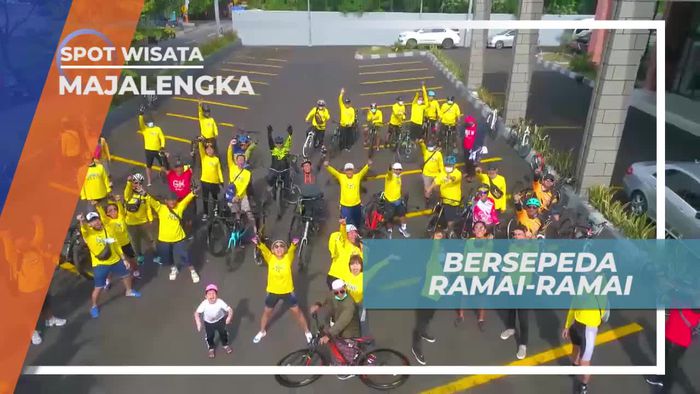 Bersepeda Menikmati Keindahan Alam Majalengka