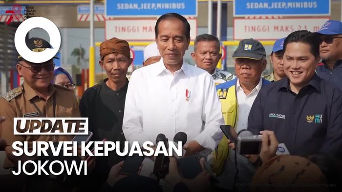 Survei Polstat: 77,4 % Responden Puas atas Kinerja Jokowi