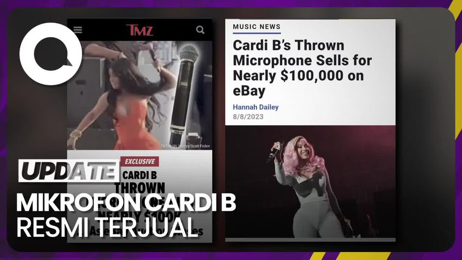 Mikrofon Cardi B Telah Terjual Rp 1,5 M