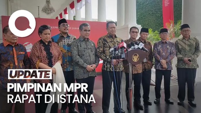Pimpinan MPR Temui Jokowi, Bahas soal Sidang Tahunan-Pemilu