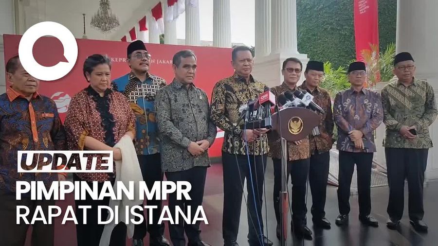 Pimpinan MPR Temui Jokowi, Bahas soal Sidang Tahunan-Pemilu