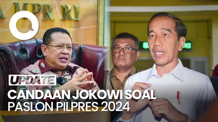 Bamsoet Cerita Guyon Jokowi: Paslon Pilpres Mungkin Bisa 4
