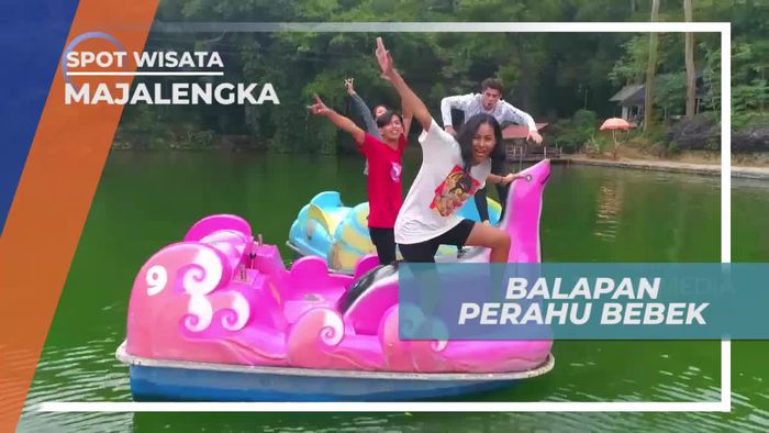 Adu Cepat Balap Perahu Bebek di Situ Cipanten Majalengka