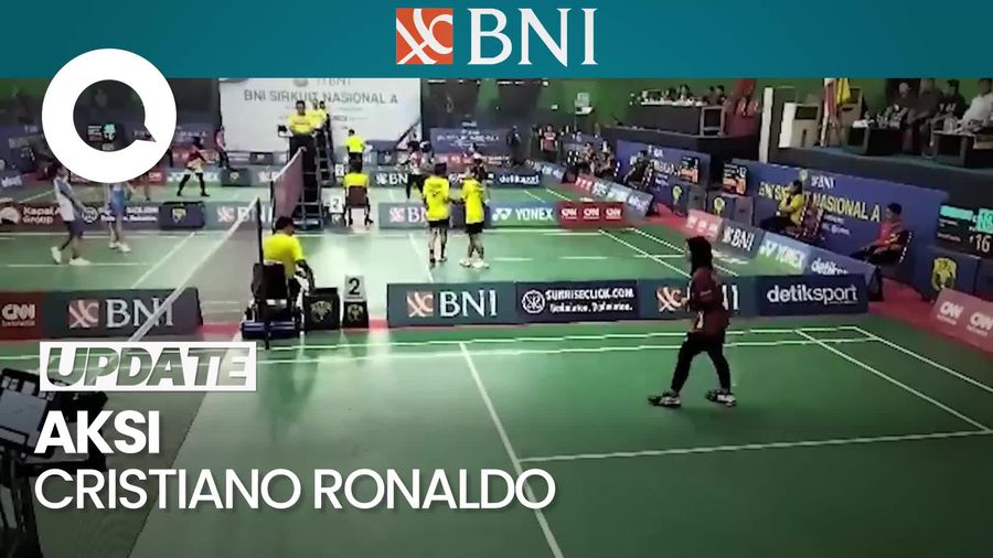 Aksi Cristiano Ronaldo saat Tampil di Gelaran BNI Sirnas Banten