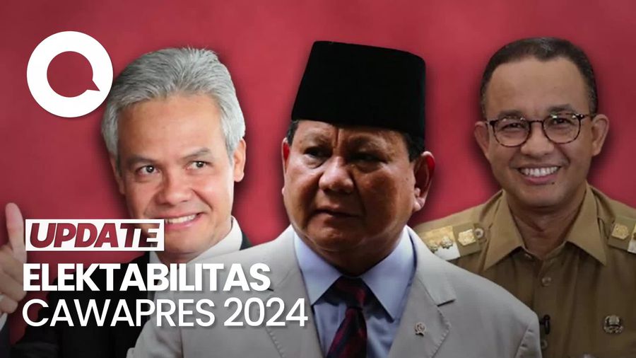 Survei Capres-Cawapres Polstat: Prabowo-Erick, Ganjar-Sandi, Anies-AHY