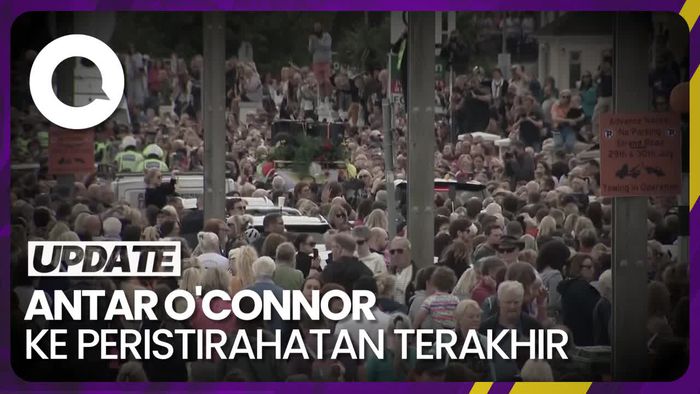 Penampakan Ribuan Pelayat Antar Sinead OConnor ke Peristirahatan Terakhir