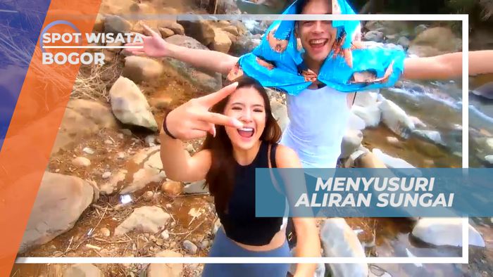 Perjalanan Seru, Menyusuri Sungai Menuju Curug Leuwi Hejo, Bogor