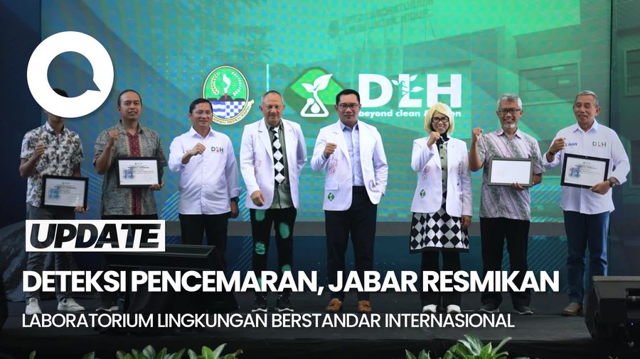  Ridwan Kamil Resmikan Lab Lingkungan Hidup Standar Internasional