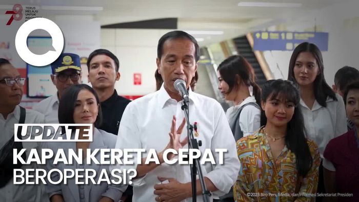 Jokowi Pastikan Kereta Cepat Masih Akan Dicoba Lagi