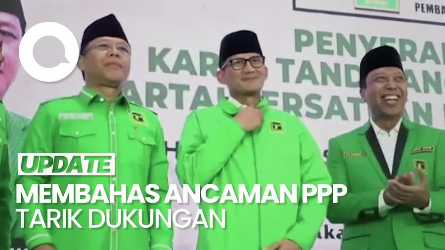 Heboh PPP Ancam Tarik Dukungan Kalau Sandiaga Tak Jadi Cawapres Ganjar
