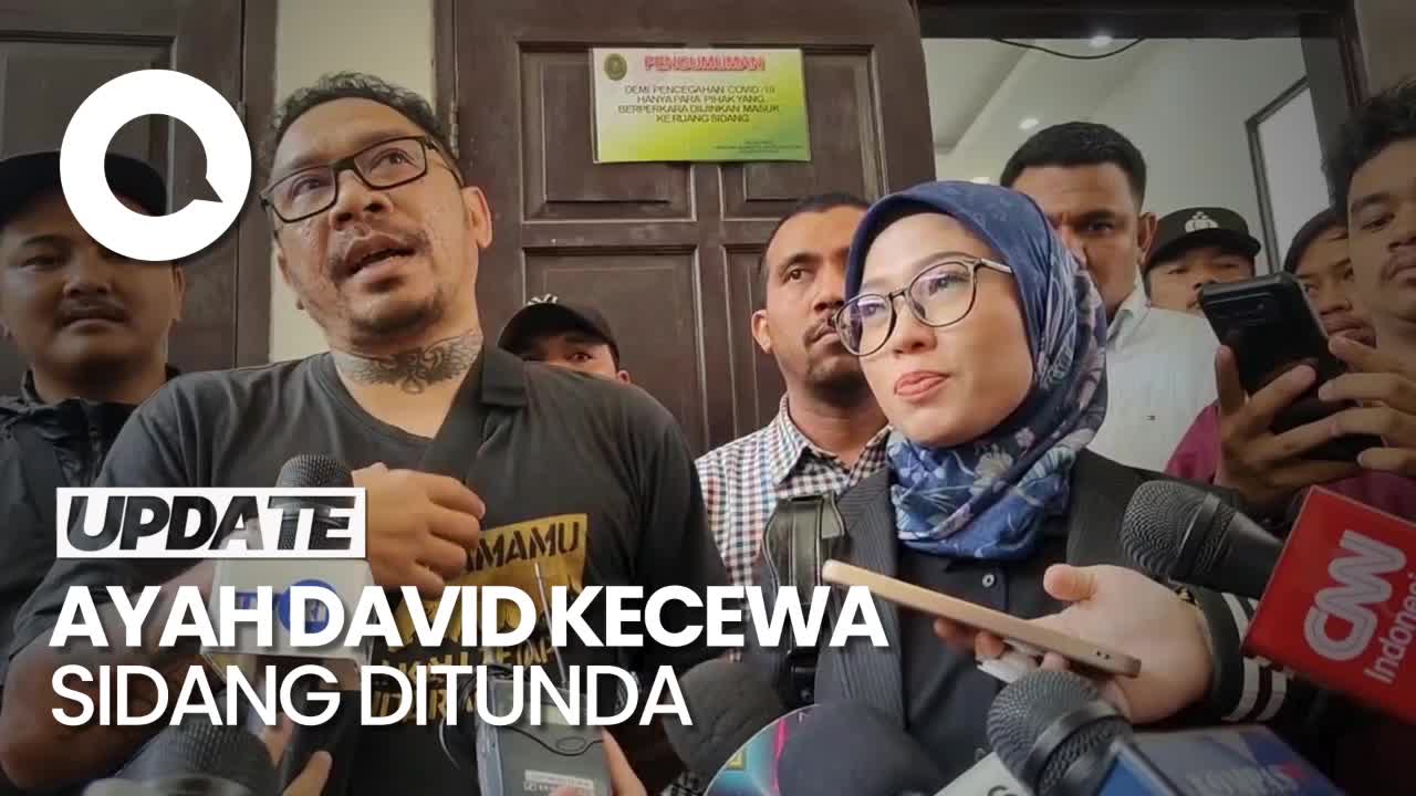 Kekecewaan Ayah David Saat Sidang Tuntutan Mario Dandy Ditunda