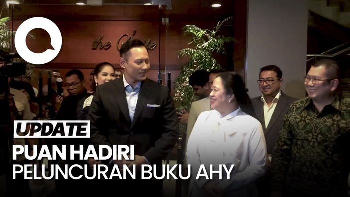 Puan Hadiri Acara Peluncuran Buku AHY di Djakarta Theater