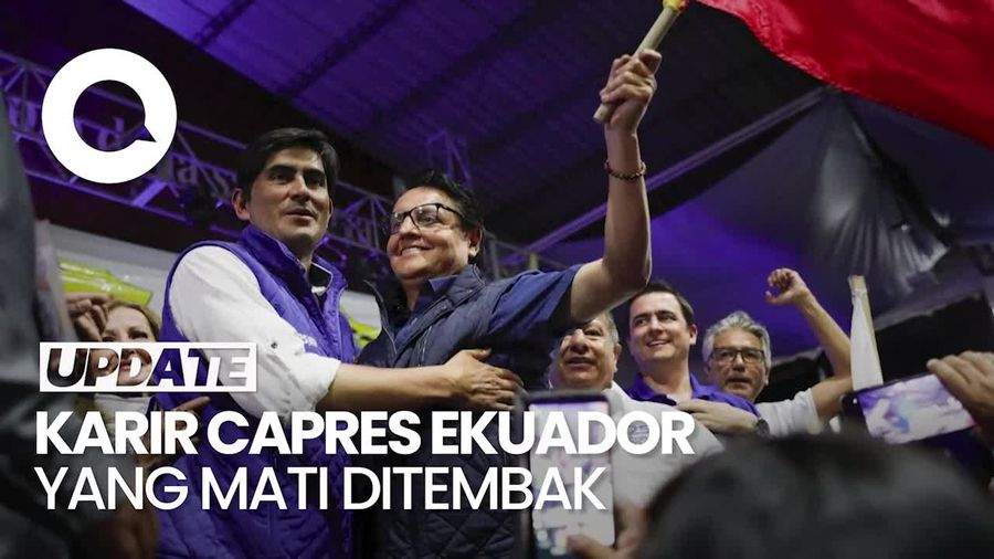 Profil Capres Ekuador yang Mati Ditembak, Mantan Wartawan Investigasi