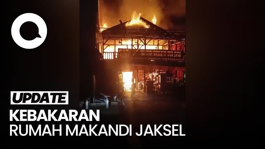Seratusan Motor dan Rumah Makan di Gandaria Jaksel Dilahap Si Jago Merah