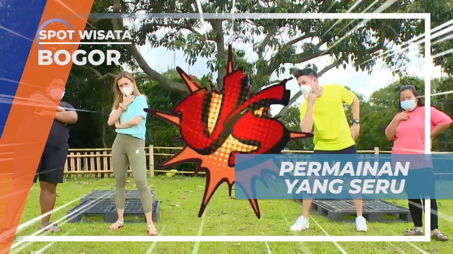 Adu Ketangkasan Bermain Games Seru di Alam Terbuka, Bogor