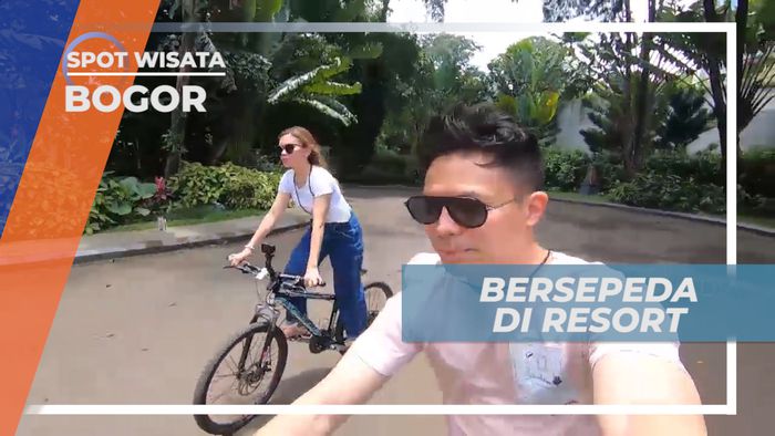 Serunya Bersepeda Berkeliling Kawasan Resort yang Asri, Bogor