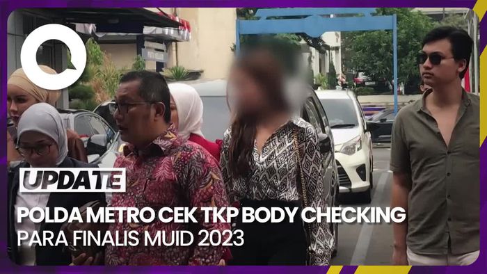Polisi Cek TKP Body Checking Finalis Miss Universe Indonesia 2023 