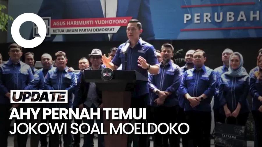 Cerita AHY Pernah Temui Jokowi-Bicara soal Kisruh dengan Moeldoko