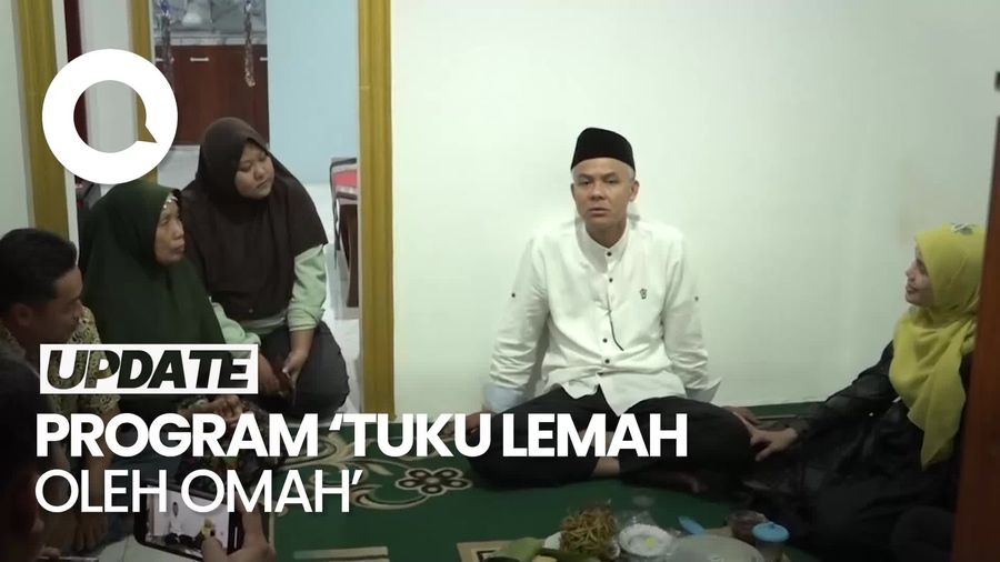 Ganjar dan Istri Nginap di Rumah Warga Program Tuku Lemah Oleh Omah di Cilacap