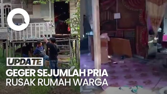 Viral Sejumlah Pria Rusak Rumah Warga di Palembang, Polisi Ungkap Faktanya