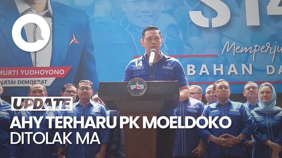 AHY soal PK Moeldoko Ditolak MA: Kado Terindah di Usia 45 Tahun