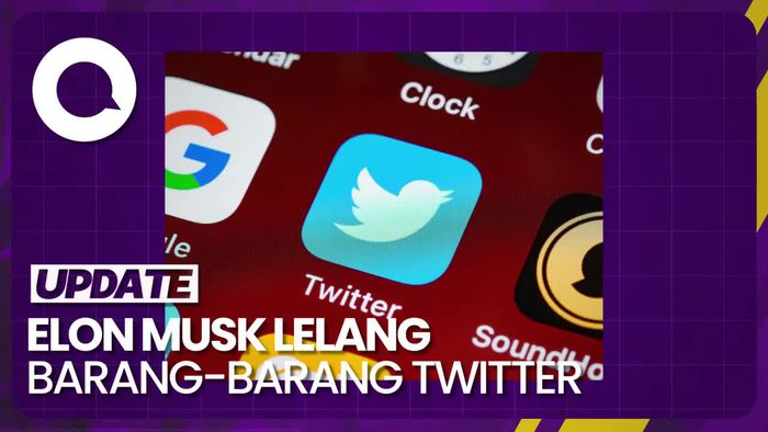 Elon Musk Lelang Barang-barang Twitter 