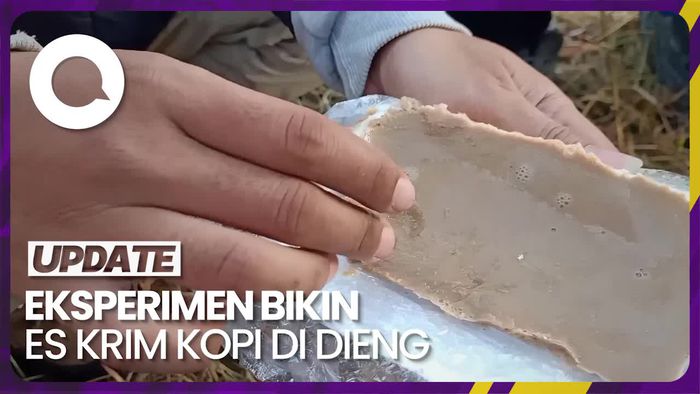 Dieng Membeku, Wisatawan Eskperimen Bikin Es Krim Alami