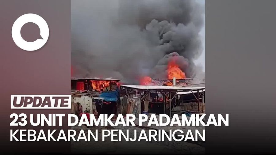 Kebakaran di Permukiman Penjaringan, 115 Personel Turun Tangan