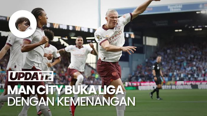 Gol Cepat Haaland dalam Kemenangan City atas Burnley