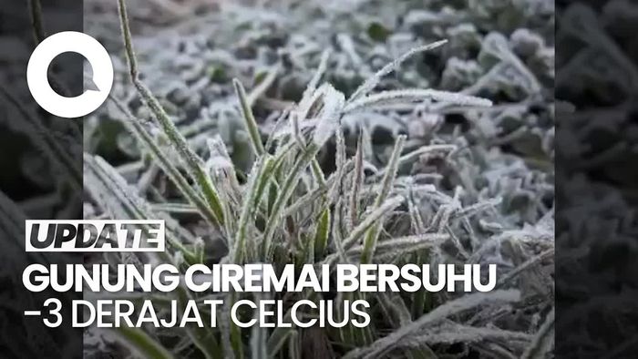 Gunung Ciremai Sempat Diselimuti Bunga Es, Ini Wanti-wanti untuk Pendaki