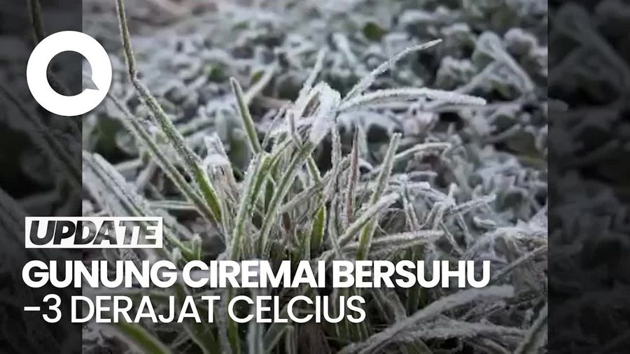 Gunung Ciremai Sempat Diselimuti Bunga Es, Ini Wanti-wanti untuk Pendaki