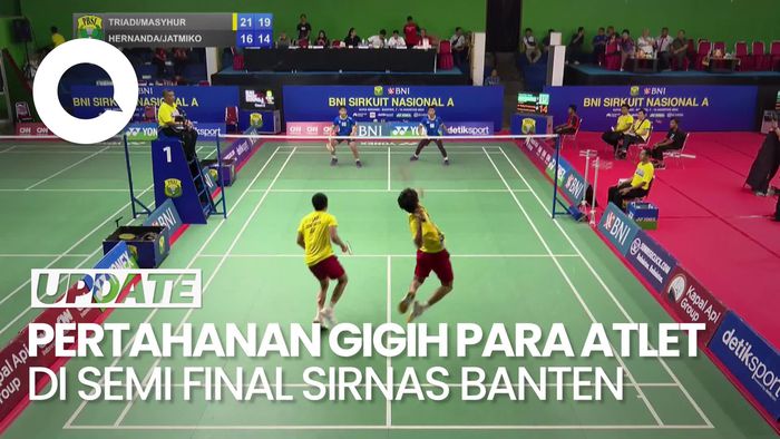 Pertahanan Gigih Para Atlet di Semi Final Sirnas Banten 2023