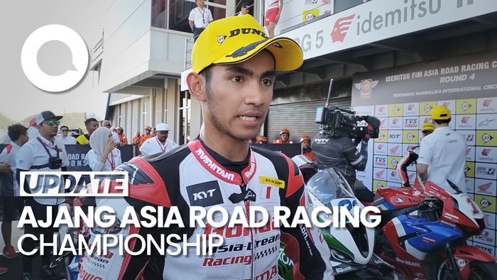 ARRC di Mandalika, Rider Asal Bulukumba Finish Kedua di Race Pertama