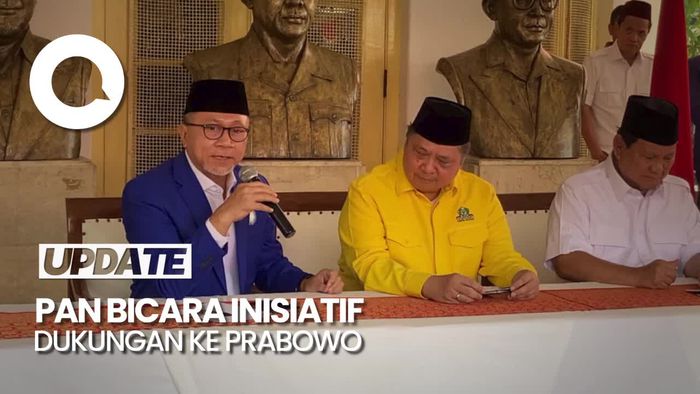 PAN-Golkar Dukung Prabowo, Zulhas: Tak Ada Arahan dari Jokowi