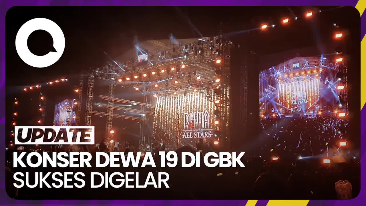 Melihat Kemeriahan Konser 'Dewa 19 Featuring All Stars' Di GBK