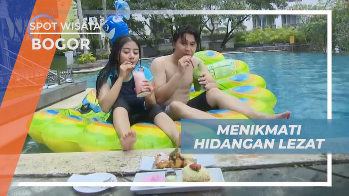 Menikmati Aneka Kuliner Lezat di Atas Floaties, Bogor