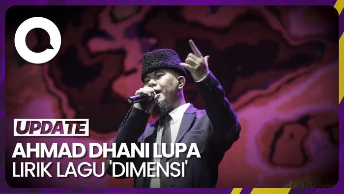 Momen Ahmad Dhani Lupa Lirik Lagu saat Manggung di The 90s Festival 